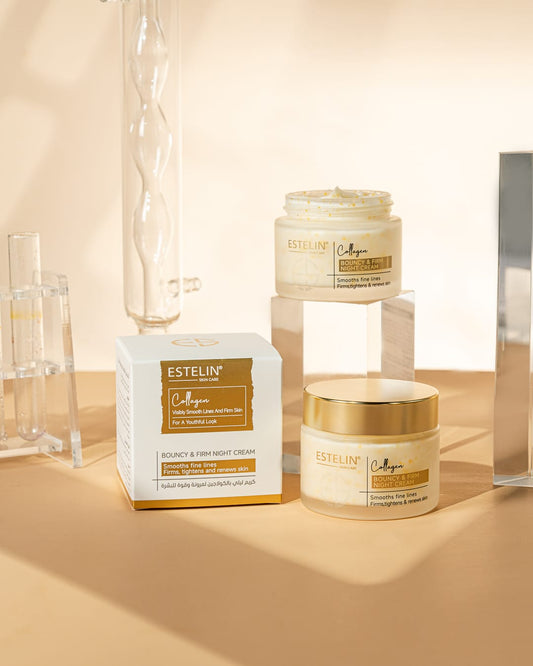Estelin Collagen Bouncy & Firm Night Cream | Anti-Aging, Firming & Skin Renewal