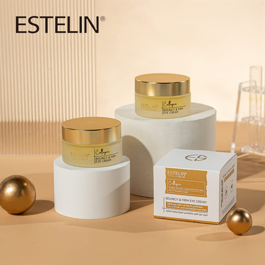 Estelin Collagen Bouncy & Firm Eye Cream | Reduces Dark Circles, Puffiness & Fine Lines