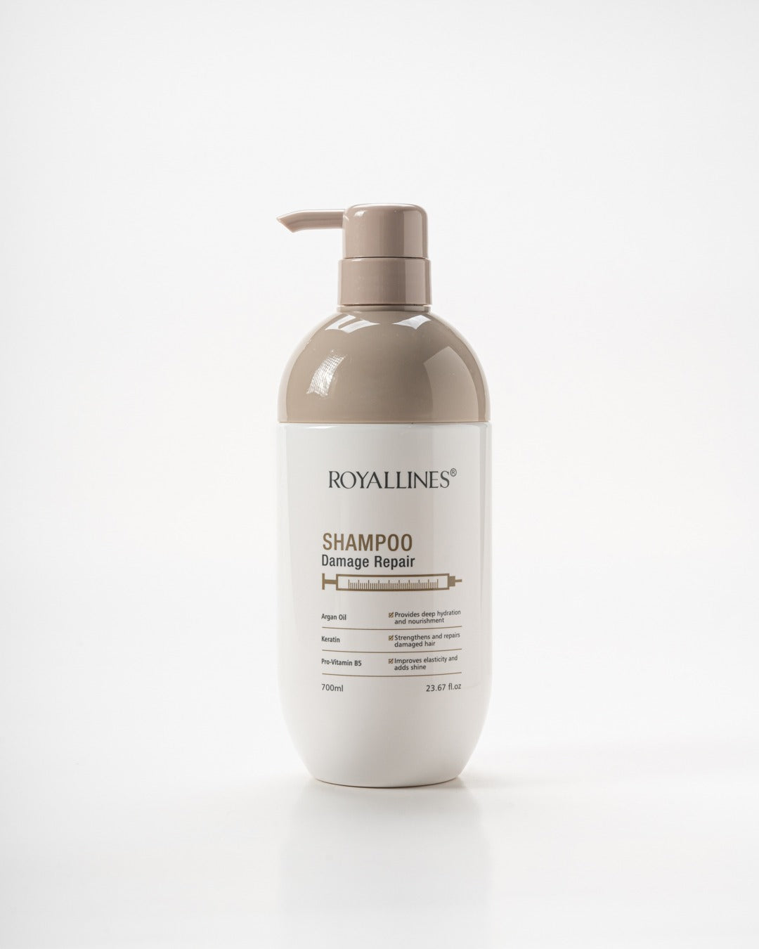 Royallines Damage Repair Shampoo – 750ml | Argan Oil & Keratin