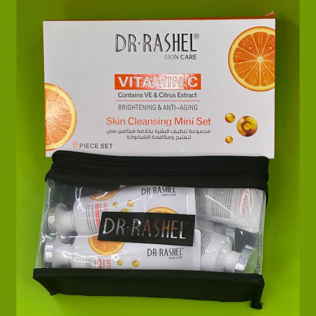 Dr Rashel Vitamin C Skin Cleansing Mini Set Facial kit pack of 6