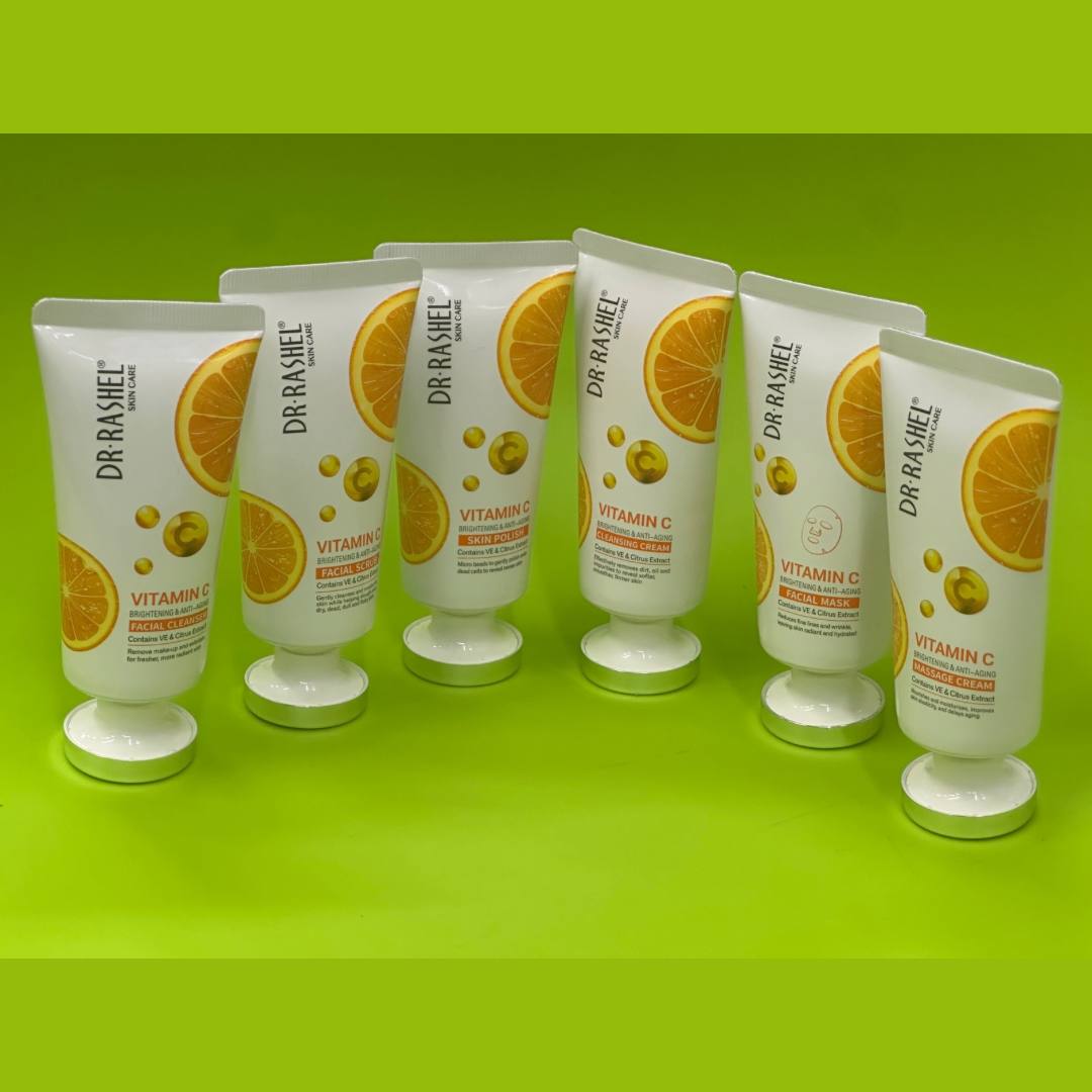 Dr Rashel Vitamin C Skin Cleansing Mini Set Facial kit pack of 6