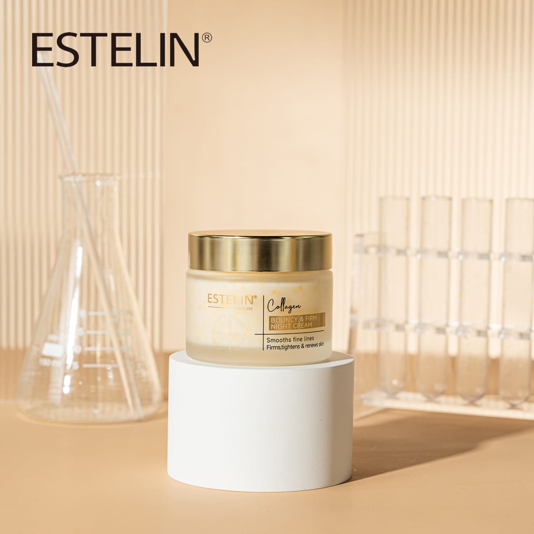 Estelin Collagen Bouncy & Firm Night Cream | Anti-Aging, Firming & Skin Renewal