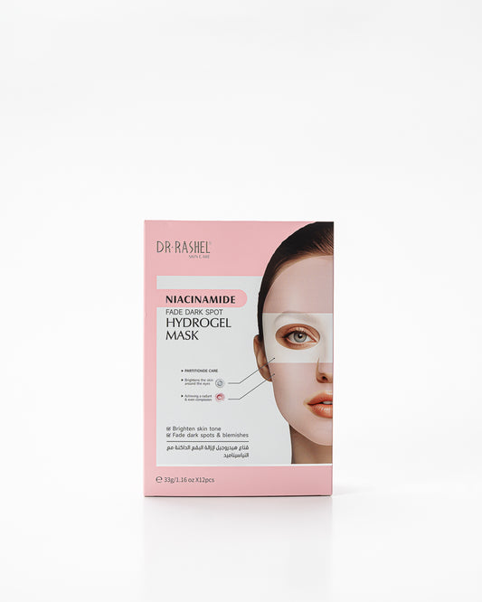 DR RASHEL Niacinamide Fade Dark Spot Hydrogel Mask – Brightening, Dark Spot Removal (Pack of 12)