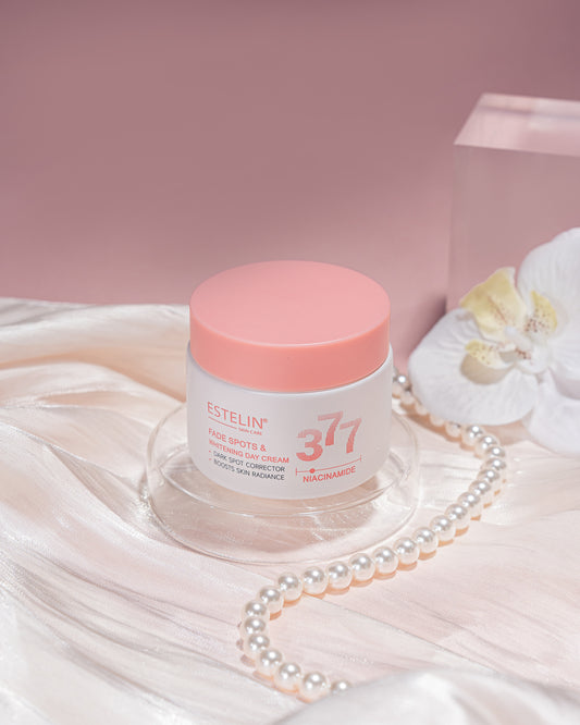 Estelin 377 Niacinamide Fade Spots & Whitening Day Cream – 50g