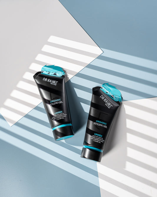 DR RASHEL Organic Styling Gel Unisex – Natural-Looking Finish, Frizz Control, Lightweight Hold, Jojoba Oil Infused Non-Sticky Styling Gel