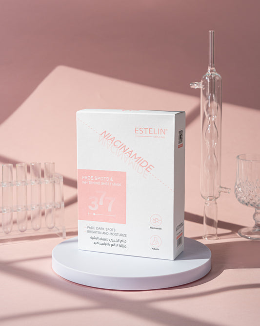 Estelin 377 Niacinamide Fade Spots & Whitening Sheet Mask – 25G