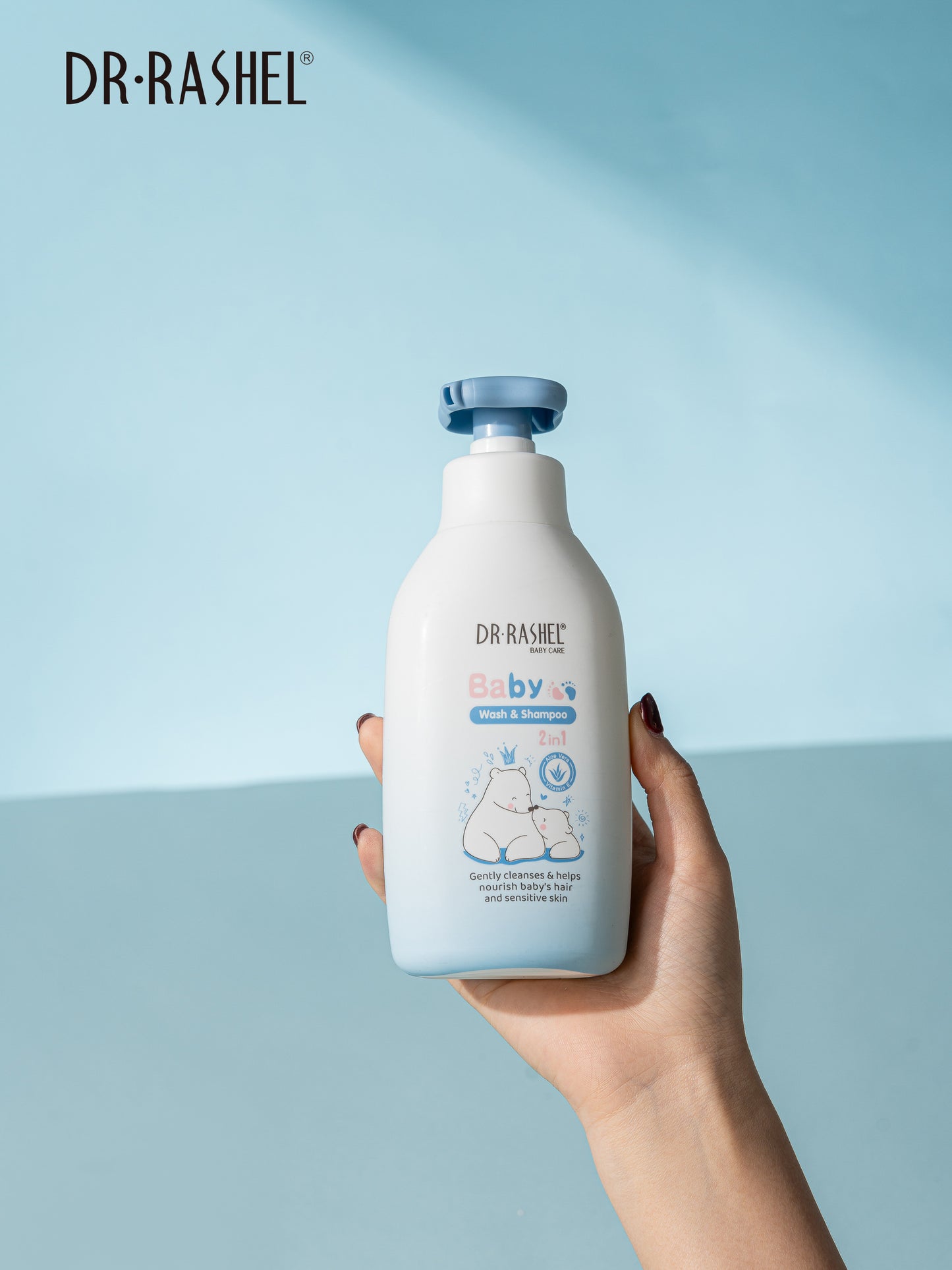 Dr.Rashel Baby 2 in 1 Wash & Shampoo 300ML