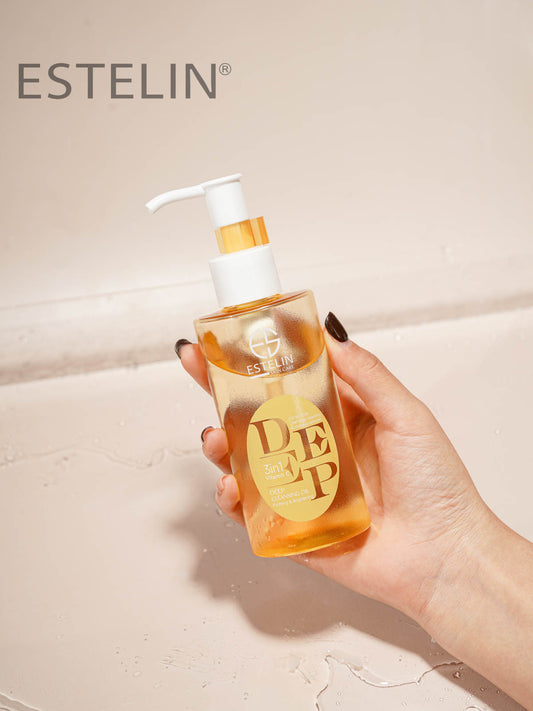 Estelin 3-in-1 Vitamin C Deep Cleansing Oil 130ML