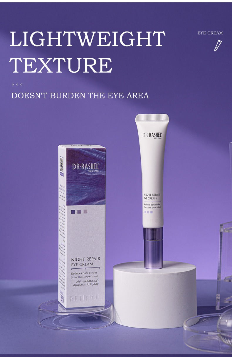 Dr Rashel Retinol Rejuvenating Eye Cream – 30g Advanced Anti-Wrinkle Eye Treatment for Firming, Brightening & Youthful Under-Eye Skin