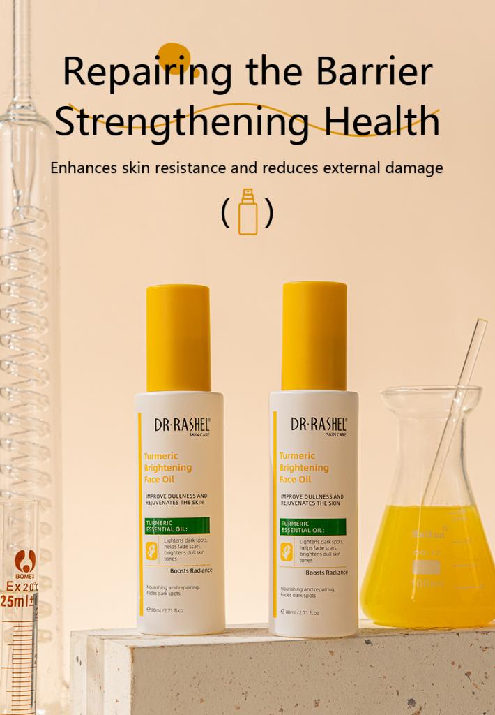 Dr Rashel Turmeric Brightening Face Oil – Deep Nourishment, Glow Boost & Spot Correction