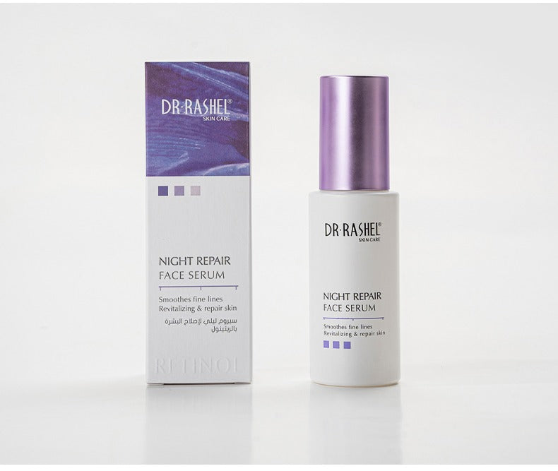 Dr Rashel Night Repair Face Serum – 50ml Advanced Overnight Recovery Serum with Niacinamide, Hyaluronic Acid & Antioxidants