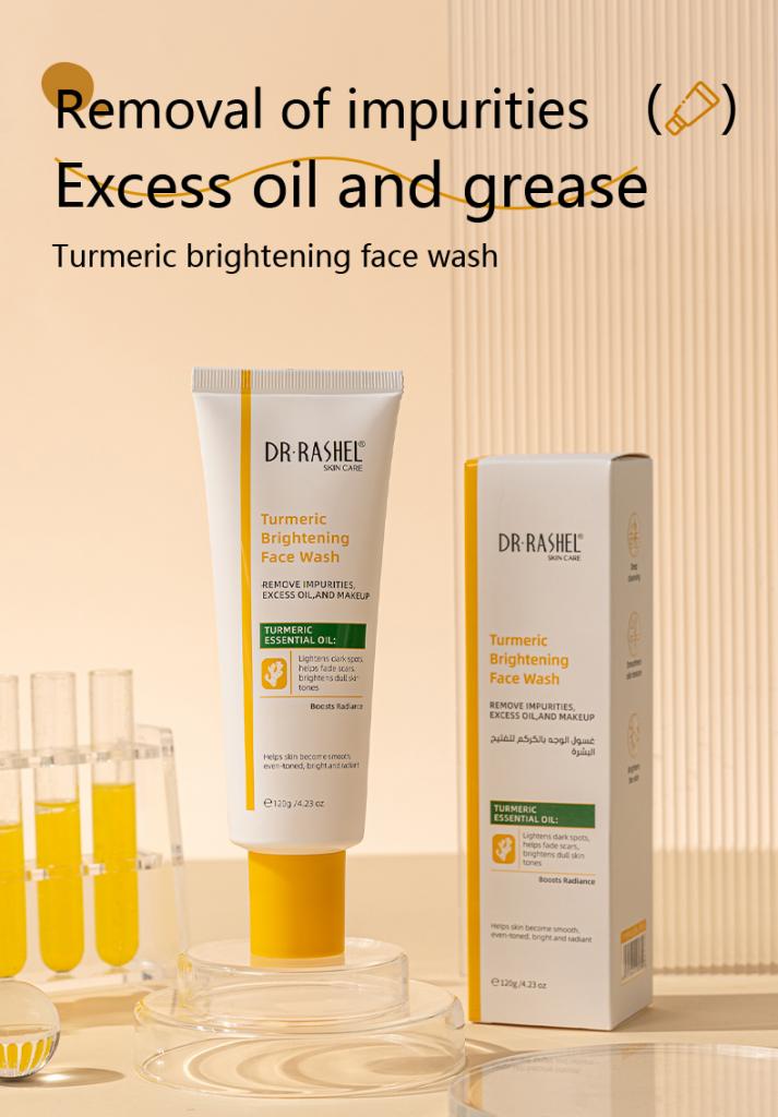 dr rashel turmeric face wash