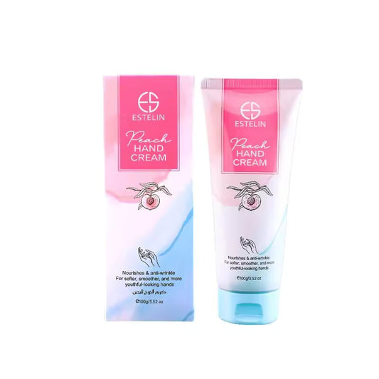 Estelin Peach Hand Cream Nourishing & Anti-Wrinkle For Softer Smoother