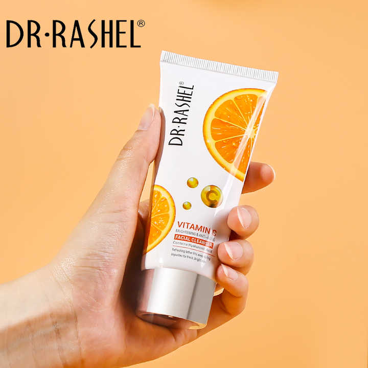 Dr.Rashel Vitamin C Brightening Facial Cleanser with Hyaluronic Acid - 80ml