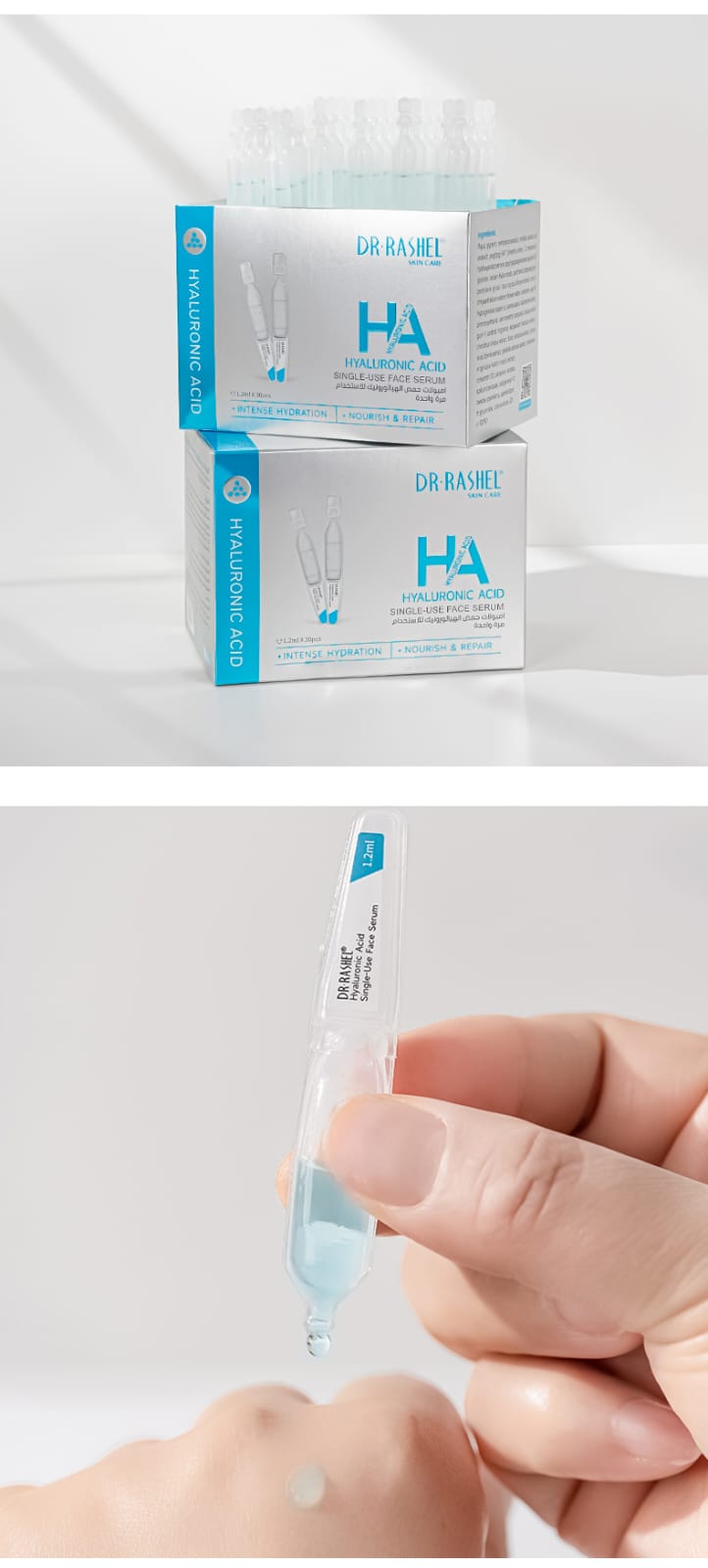 Dr Rashel Hyaluronic Acid Single-Use Face Serum – Deep Hydration & Skin Plumping Mini Ampoule (2ml)
