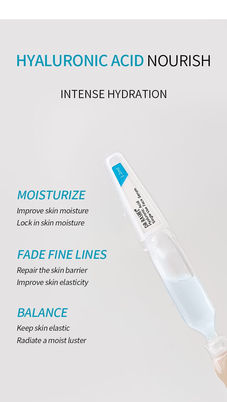 Dr Rashel Hyaluronic Acid Single-Use Face Serum – Deep Hydration & Skin Plumping Mini Ampoule (2ml)