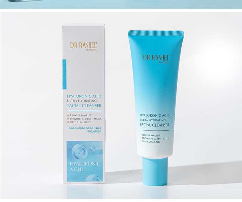 Dr Rashel Hyaluronic Acid Ultra Hydrating Facial Cleanser – Deep Moisture Boost & Gentle Purifying Face Wash (100ml)