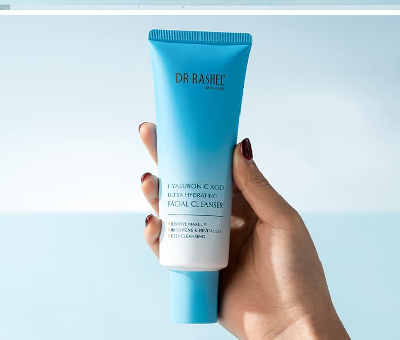 Dr Rashel Hyaluronic Acid Ultra Hydrating Facial Cleanser – Deep Moisture Boost & Gentle Purifying Face Wash (100ml)