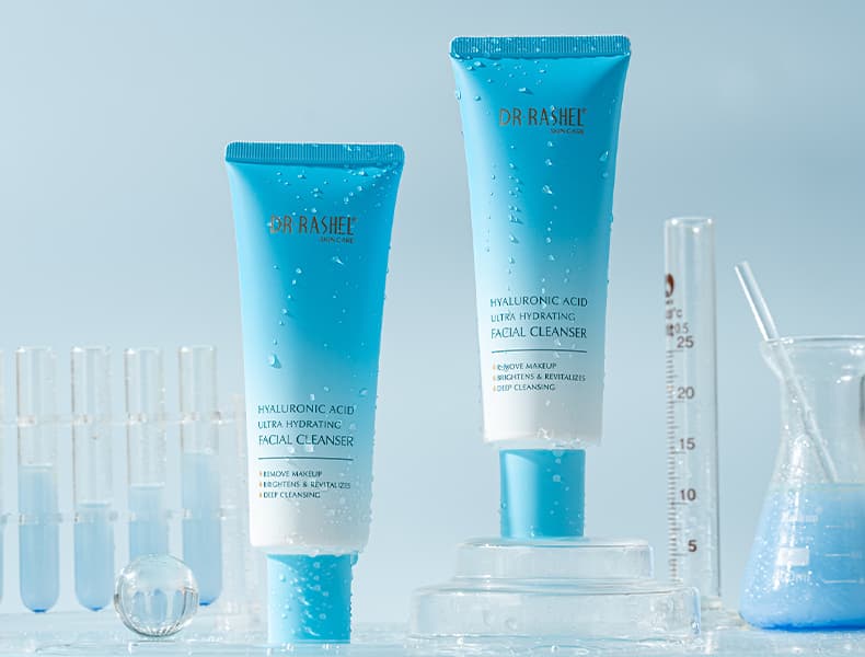 Dr Rashel Hyaluronic Acid Ultra Hydrating Facial Cleanser – Deep Moisture Boost & Gentle Purifying Face Wash (100ml)