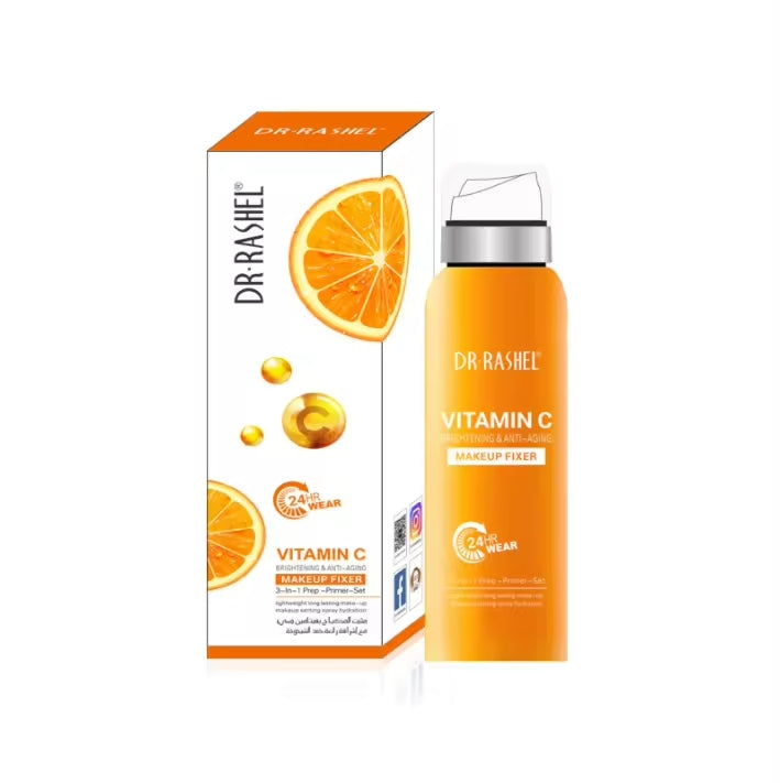 Dr.Rashel Vitamin C Brightening & Anti Aging Make up Fixer 3 in 1 Prep Primer Set - 160ml