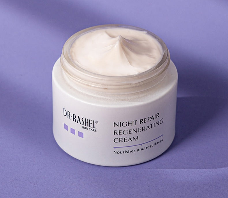 Dr Rashel Retinol Night Repair Regenerating Cream – 50g Advanced Retinol-Powered Night Cream for Wrinkle Repair, Firmness