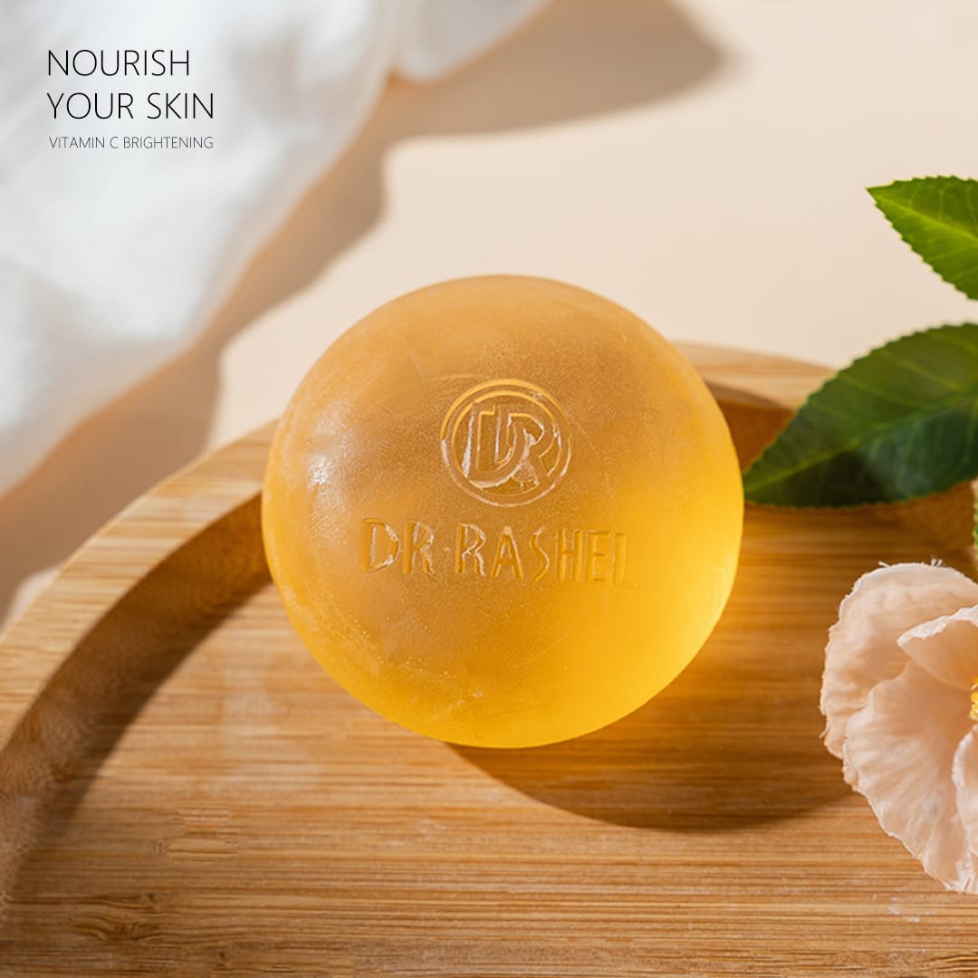 Dr Rashel VC Vitamin C Brightening Essence Soap – Deep Cleansing, Whitening & Glowing Skin Formula (100g)