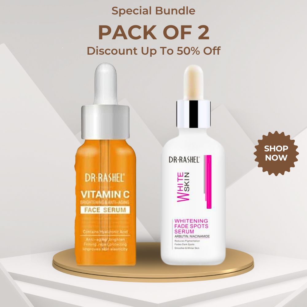 Dr Rashel Whitening Fade Spots Serum & Vitamin C Face Serum bundle deal