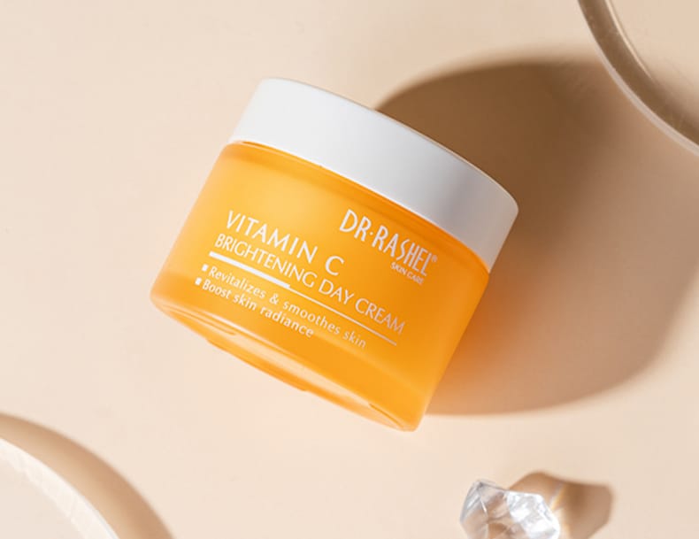 Dr Rashel Vitamin C Brightening Day Cream – Daily Glow, Pigmentation Control & Moisturizing Face Cream with SPF (50g)