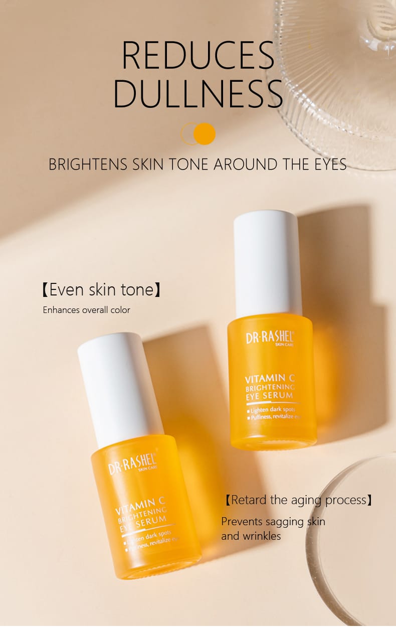Dr Rashel Vitamin C Brightening Face Serum – Glow-Boosting, Pigmentation Fade & Anti-Dark Spot Treatment (30ml)