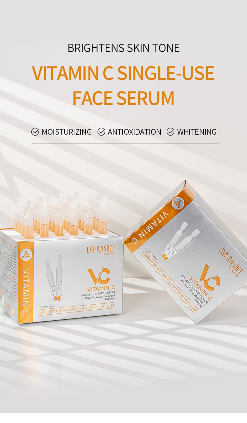 Dr Rashel VC Vitamin C Single-Use Face Serum – Instant Brightening & Anti-Dullness Glow Ampoule (2ml)