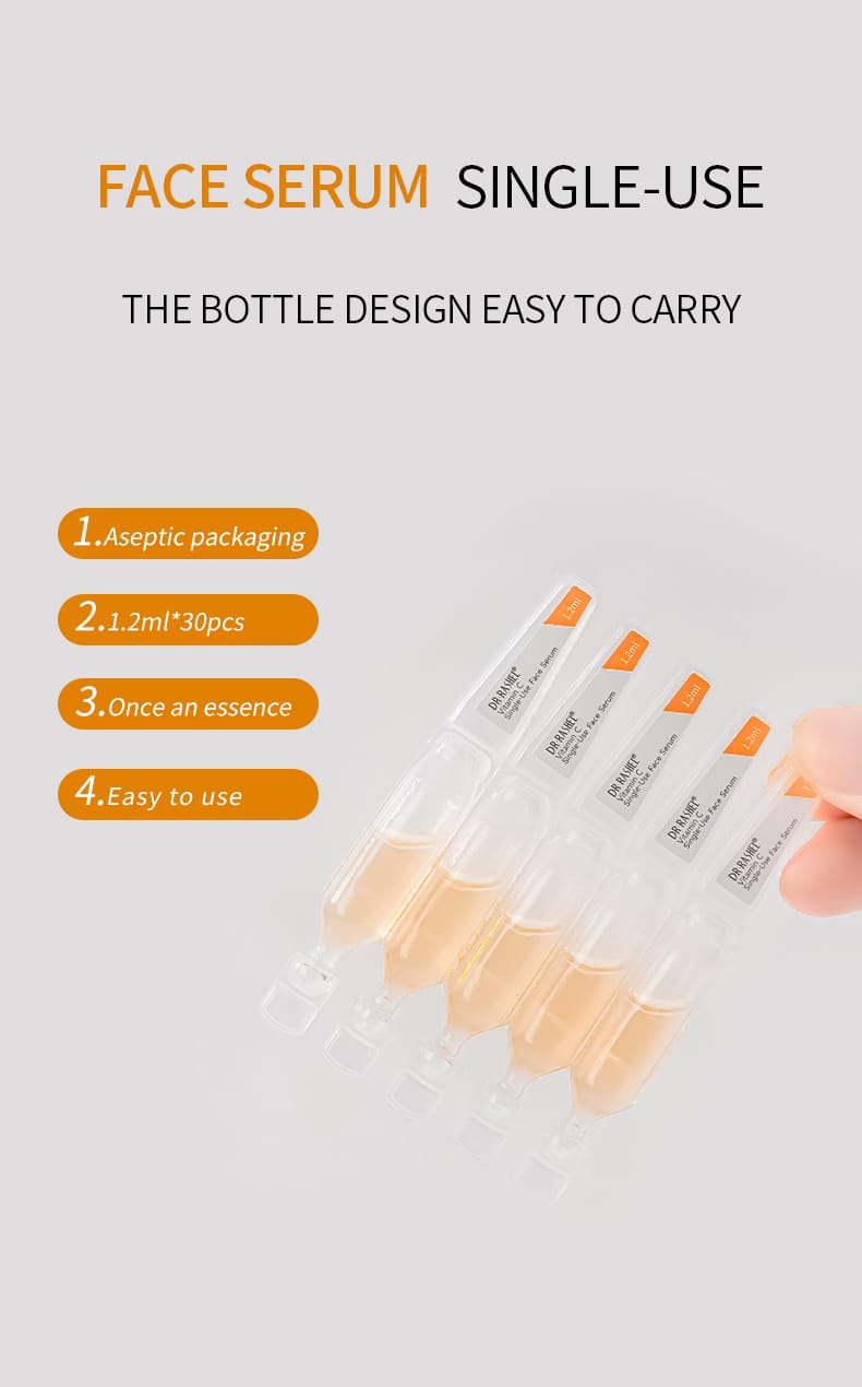 Dr Rashel VC Vitamin C Single-Use Face Serum – Instant Brightening & Anti-Dullness Glow Ampoule (2ml)