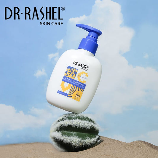 DR RASHEL Skin Care Moisturizing Brightening SPF 90 Vitamin C Hyaluronic Acid Sunscreen Lotion 180ml