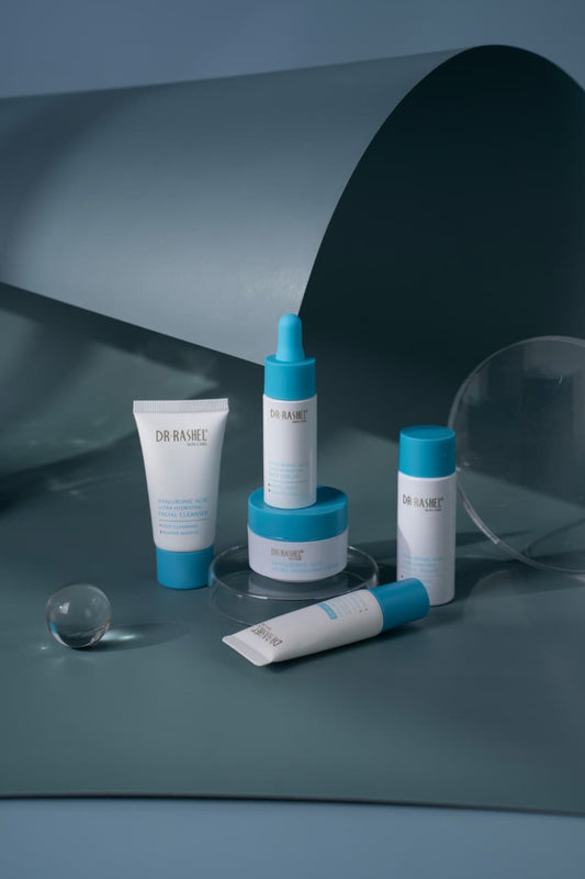Dr Rashel Hyaluronic Acid Ultra Hydrating Skin Care Travel Set – 5 Pcs | Deep Moisturizing, Plump & Elastic Skin