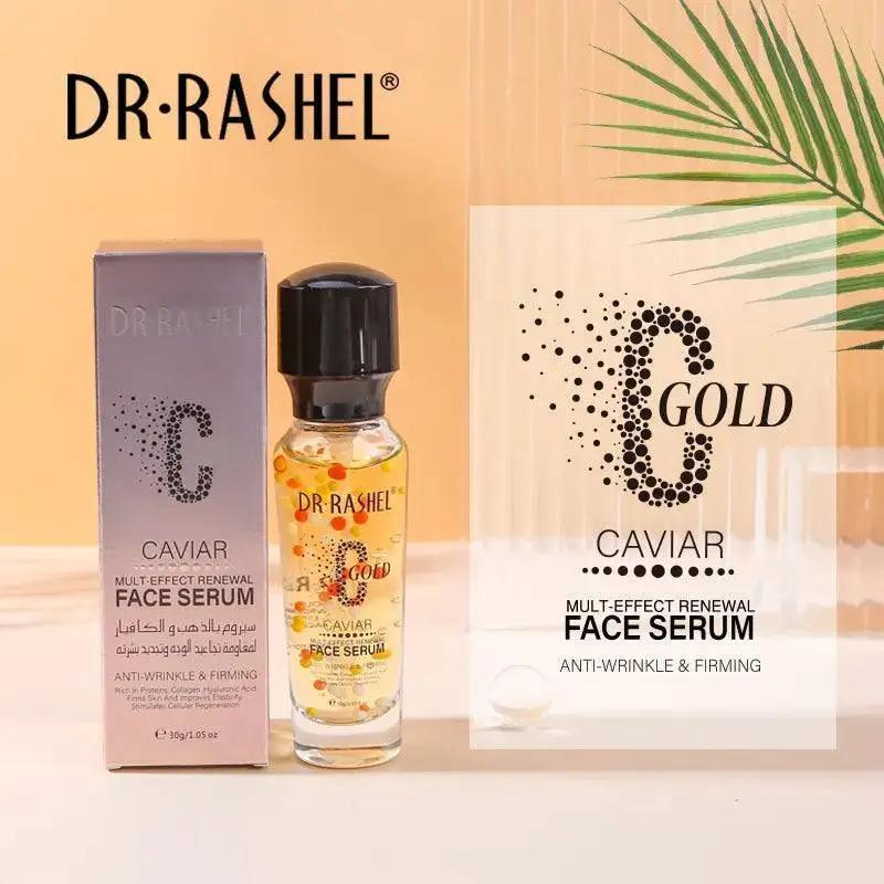 Dr.Rashel C Gold Caviar Multi Effect Renewal Face Serum for Anti Wrinkle - 30g