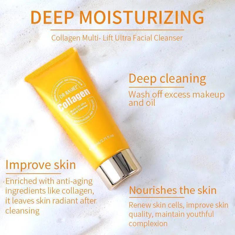 Dr.Rashel Collagen Multi-Lift Ultra Essence Facial Cleanser 80ml Face Wash