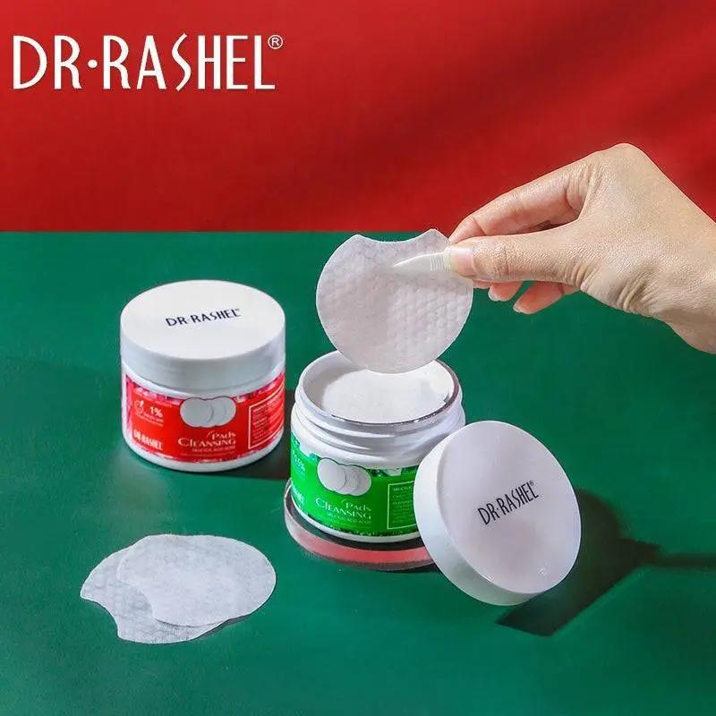 Dr.Rashel Salicylic Acid Acne Cleansing Pads Facial Mask Acne Treatment Cotton Pads - 50 dual - textured soft pads