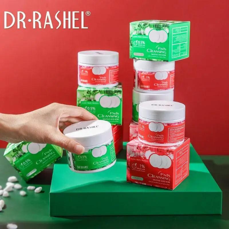 Dr.Rashel Salicylic Acid Acne Cleansing Pads Facial Mask Acne Treatment Cotton Pads - 50 dual - textured soft pads