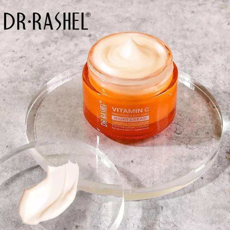 Dr.Rashel Vitamin C Night Cream For Anti Aging And Brightning - 50G