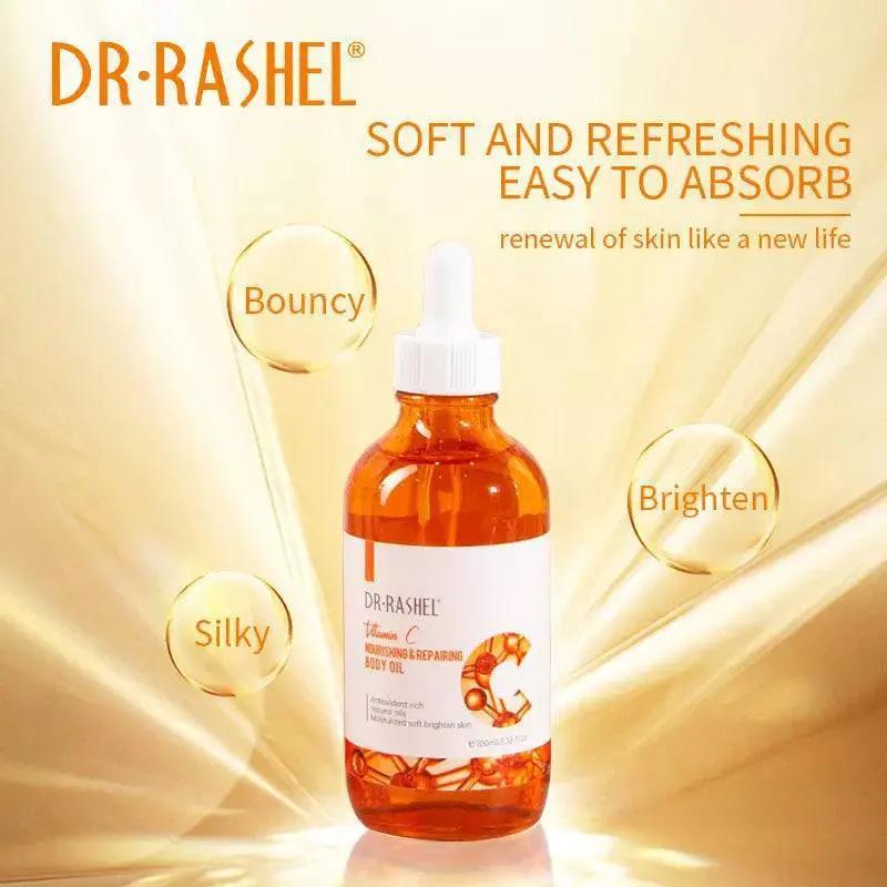 Dr. Rashel Vitamin C Nourishing & Repairing Body Oil - 100ml