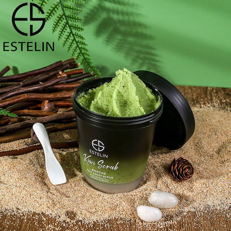 Estelin Kiwi Scrub Soothe Face & Body Scrub By Dr.Rashel - 280g