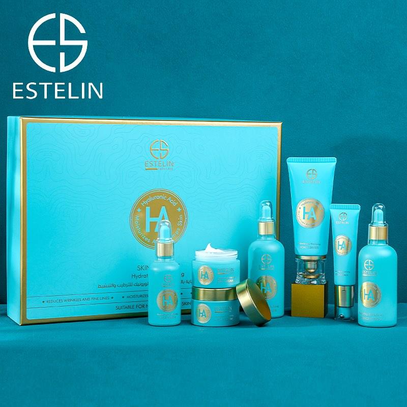 Estelin Skin Care Set Hyaluronic Acid Hydrating & Vitalizing 7 Piece Set