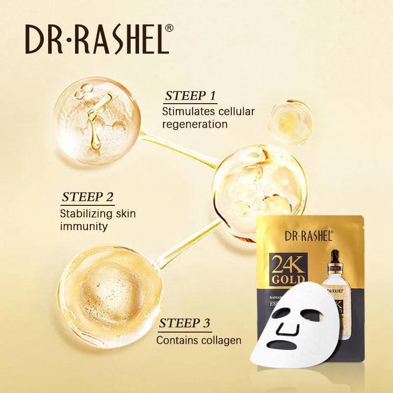 Dr.Rashel 24K Gold Radiance & Anti-Aging Essence Mask