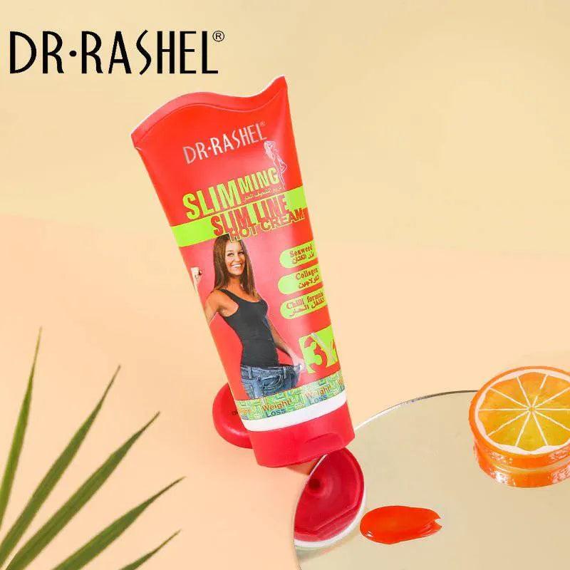 Dr.Rashel 3 in 1 Chili Slim Line Hot Cream with Seaweed Collagen & Chili Formula For Slim Fit - 150gms