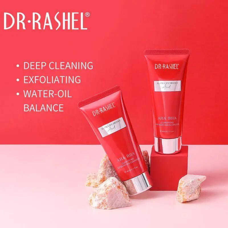 Dr.Rashel Alpha Hydroxy Acid AHA-BHA Clarifying Exfoliating Cleanser - 80ml