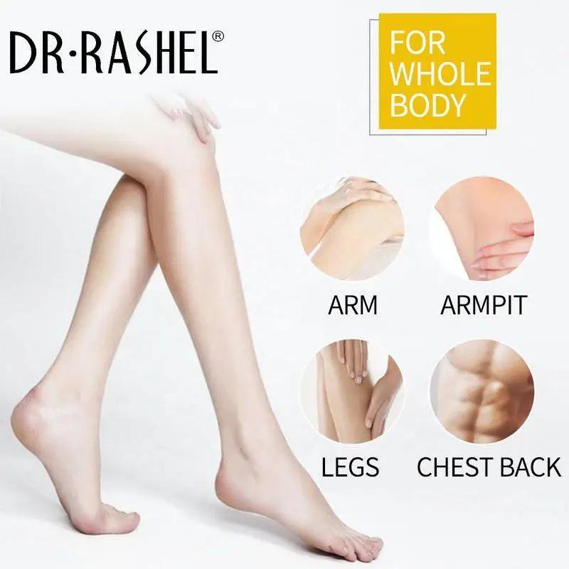 Dr.Rashel Aloe Vera & Vitamin E Silky Legs Underarm Bikini Line Body Depilatory Cream Hair Removal Cream - 100g