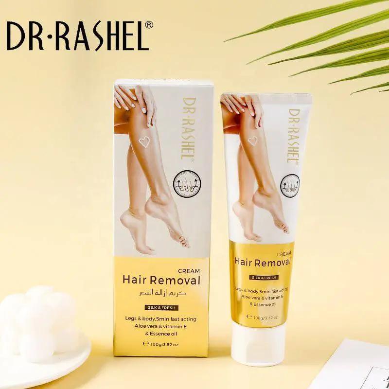 Dr.Rashel Aloe Vera & Vitamin E Silky Legs Underarm Bikini Line Body Depilatory Cream Hair Removal Cream - 100g
