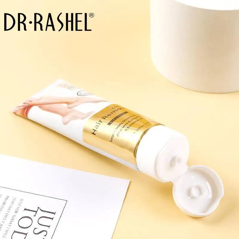 Dr.Rashel Aloe Vera & Vitamin E Silky Legs Underarm Bikini Line Body Depilatory Cream Hair Removal Cream - 100g