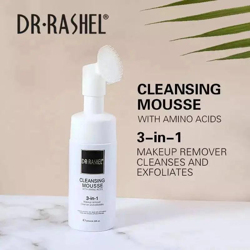 Dr.Rashel Amino Acid Cleansing Mousse Freckles Bubble Makeup Removal Facial Cleanser - 125ml