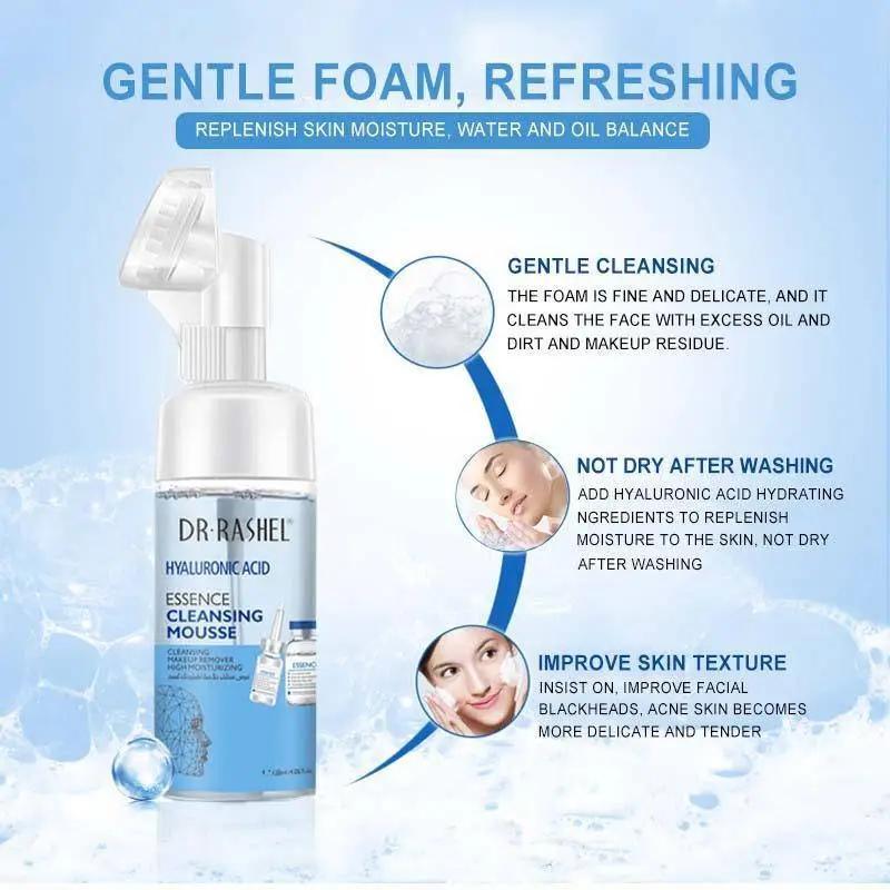 Dr.Rashel Hyaluronic Acid Essence Cleansing Mousse - 125ml
