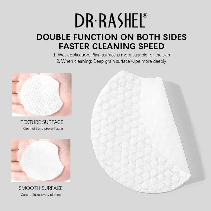 Dr.Rashel Salicylic Acid Acne Cleansing Pads Facial Mask Acne Treatment Cotton Pads - 50 dual - textured soft pads